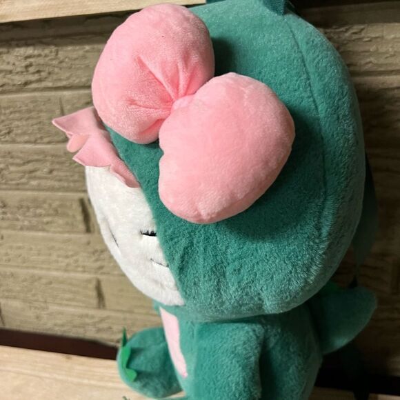 Plush hello kitty dress as dinosaur backpack purse - Picture 3 of 8